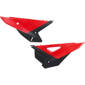 UFO Šoniniai Plastikai Honda CRF 250-450cc 25-> Juoda/Raudona
