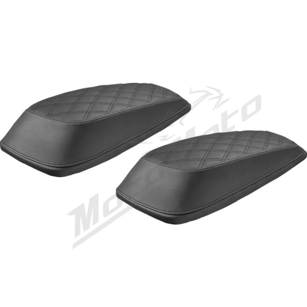 SADDLEMEN Lattice Stitch Šoninių daiktadėžių uždangalai / apsaugos Harley Davidson FLH / FLHR / FLHTK / FLHX / FLTRX 1690-1977 14-23