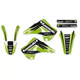 BLACKBIRD Dream Graphic 4 Complete Graphic Kit Kawasaki KX125/250 2003-2008