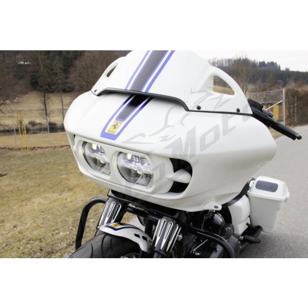 CULT WERK Headlight Mask Black Harley Davidson 1690-1923cc 2016-2023