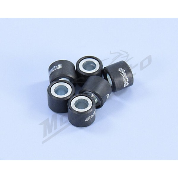 POLINI Variator Rollers 16x13mm 6,3gr Hyosung / Kymco / Peugeot 50cc 00-14