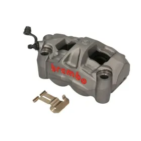BREMBO M50 priekinis kairės pusės stabdžių suportas Titanium Ø30mm APRILIA RSV4/ TUONO, DUCATI MONSTER/ MULTISTRADA/ PANIGALE/ XDIAVEL, KTM SUPER DUKE/ SMR/ DUKE, MV AGUSTA F4, TRIUMPH SCRAMBLER/ STRE