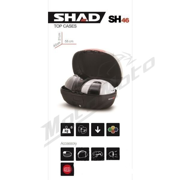 SHAD SH46 Top Case– Moto Central