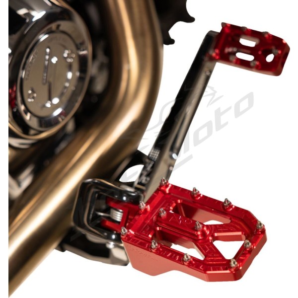 THRASHIN SUPPLY CO. Aggressor Foot Pegs Harley Davidson FL / FLD / FLDE / FLFB 1200-1977cc 72-25