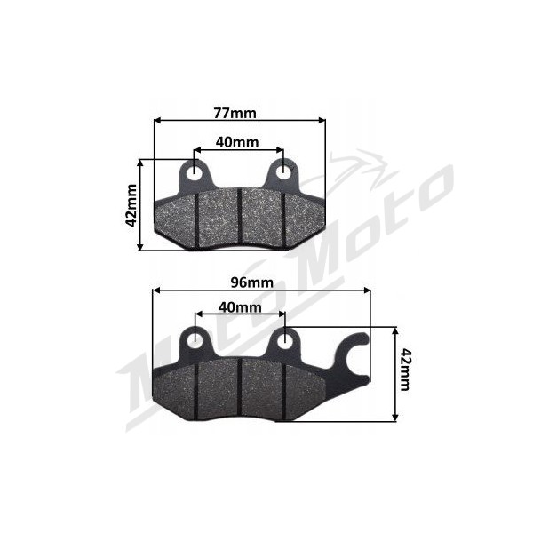REAR BRAKE PADS ​​​​​​​Benelli BN / Leoncino 125cc 2017-2025