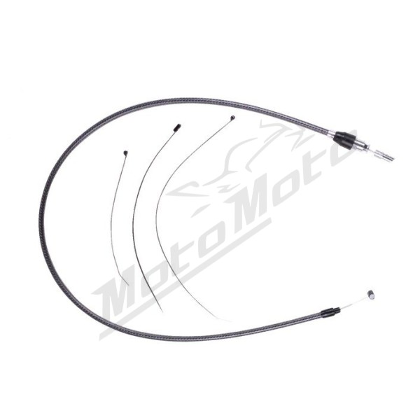MAGNUM SHIELDING Karbo Fiber Quick Connect Upper Clutch Cable Harley Davidson FLHX / FLXSE / FLTRX / FLTRXSE 1923/1977 23-25 99cm