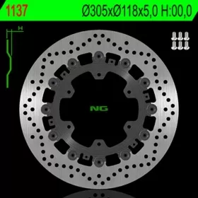 NG BRAKES 1137 Front Round Floating Brake Disc BMW R / K 850-1100 80-07