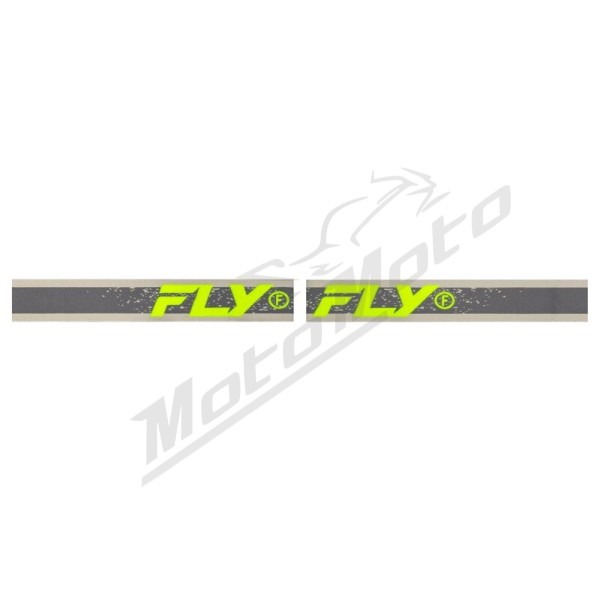 FLY RACING Zone Goggle Black/Grey - Red Mirror/Smoke Lens