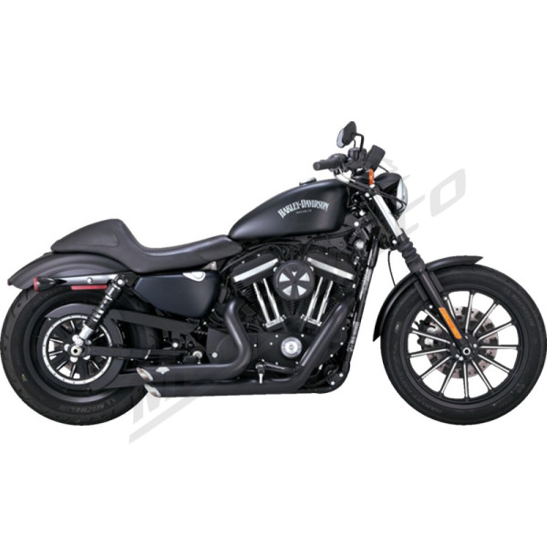 VANCE & HINES Shortshots Staggered Exhaust System Harley Davidson XL 883-1200cc 14-22