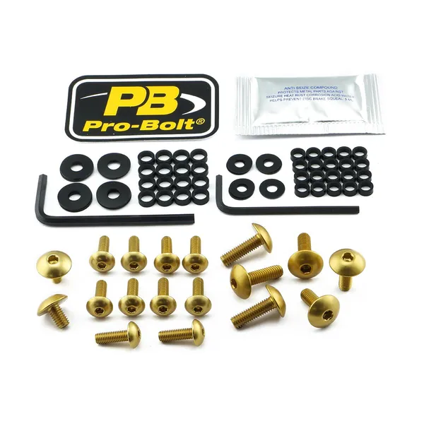 PRO BOLT Aluminium Fairing Bolt Kit for Honda CBR 650cc 14-18