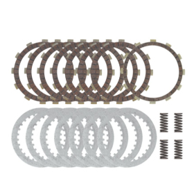 Psychic clutch discs, spacers and springs set Kawasaki KDX 200-220cc 95-06