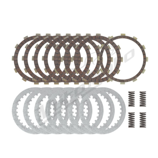 Psychic clutch discs, spacers and springs set Kawasaki KDX 200-220cc 95-06