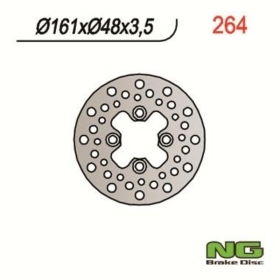 NG BRAKES 264 fiksuotas stabdžių diskas YAMAHA YFM / YFS / YFZ 200-700 88-23