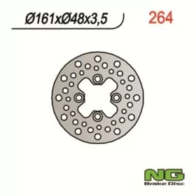 NG BRAKES 264 fiksuotas stabdžių diskas YAMAHA YFM / YFS / YFZ 200-700 88-23