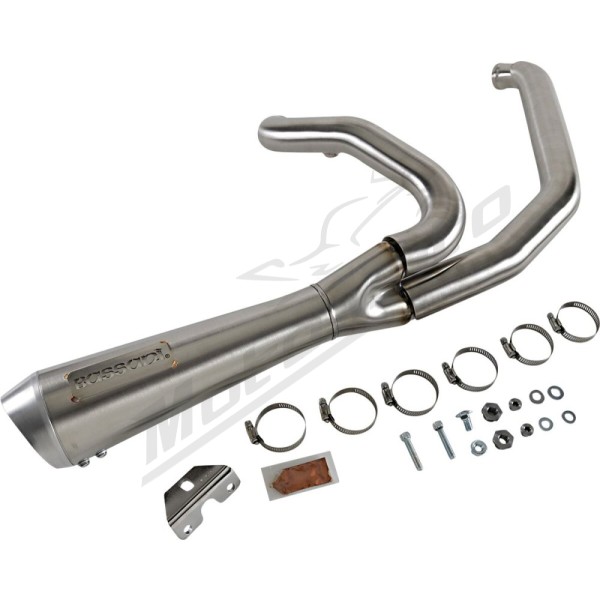 BASSANI XHAUST Road Rage 2:1 Short Exhaust System Harley Davidson 1750-1868cc 2017-2025
