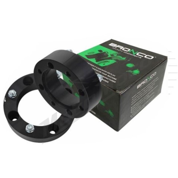 Bronco Wheel spacers UTV 2" 4/110 M12 X 1.25mm pair Black
