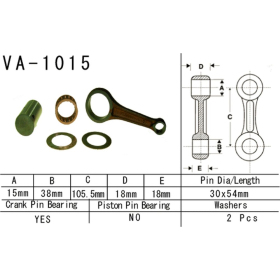 VESRAH Connecting rod Honda TRX 250TE 09-19