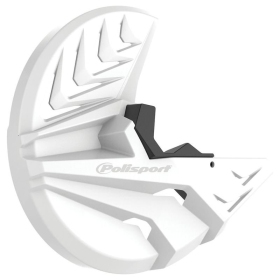 Polisport disko apsauga su priekinės šakės apatinės dalies apsauga  Honda CRF 250/450cc (2010-2014) Balta