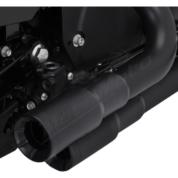 VANCE & HINES 2-into-2 Mini Grenades Exhaust System Black Harley Davidson XL 883-1200cc 14-22