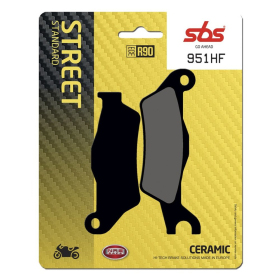 SBS HF Street 951HF Ceramic Organic Brake Pads Suzuki GSX-R / GSX-S 125cc 17-24