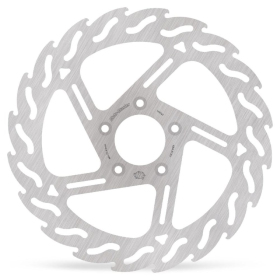 MOTO-MASTER Flame Front Left Fixed Brake Disc Harley Davidson FLDE / FLHR / FLHTCU / FLRT / FXDF / XL 883/1977 06-24