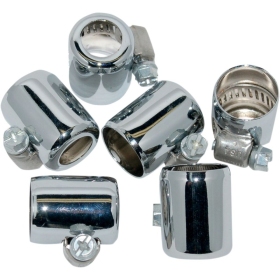 NAMZ Hose Clamps for Fuel Line Chrome Ø6,4-7,9mm 6pcs