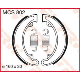 TRW Brake Shoes Honda CB / CJ / TRX 250-400cc 73-00