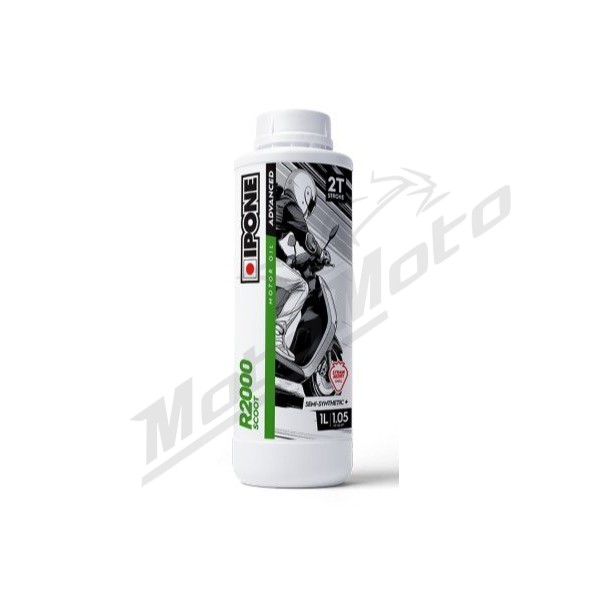 IPONE R2000 SCOOT FRAISE SEMI-SYNTHETIC ENGINE OIL 2T 1L