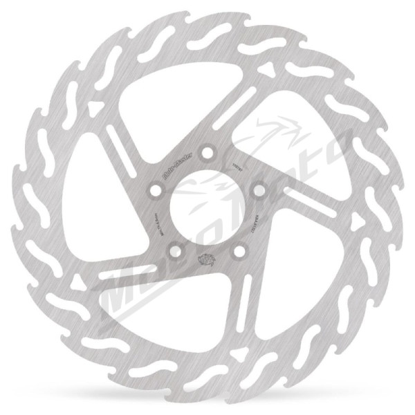 MOTO-MASTER Flame Front Left Fixed Brake Disc Harley Davidson FLDE / FLHR / FLHTCU / FLRT / FXDF / XL 883/1977 06-24