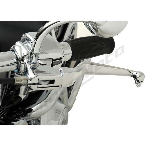 DRAG SPECIALTIES Skull Lever Set Harley Davidson FLD / FLHR / FLHRC / FLHRCI / FLHRI 1340-1800cc 96-17