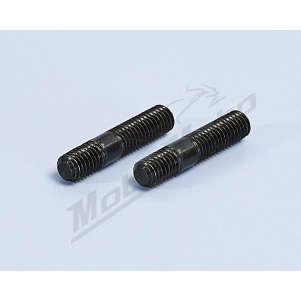 POLINI Exhaust Studs M6 (length 32mm) 2pcs. Aeon / Aprilia / Benelli / Beta / CPI / Derbi / Gilera / Honda / Italjet / Keeway / Kymco / Malaguti / MBK / Peugeot / Piaggio / Puch / Suzuki / Vespa / Yam