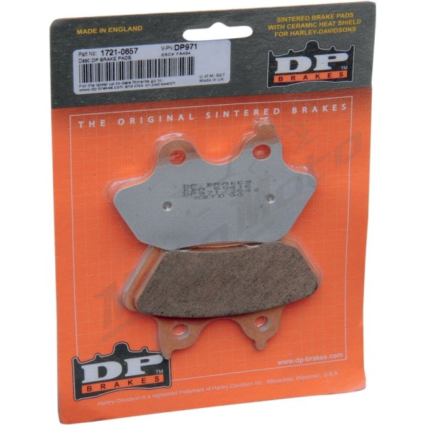DP BRAKES Sintered Metal Brake Pads Harley Davidson FLSTC / FLSTF / FLSTSC / FLSTSCI / FXST / FXSTB / FXSTBI / FXSTC / FXSTI 1450-1584cc 05-07