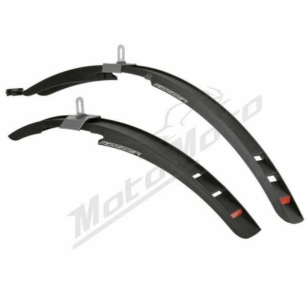 POLISPORT Set Of Mudguards Mississipi - City Bike 28 Black