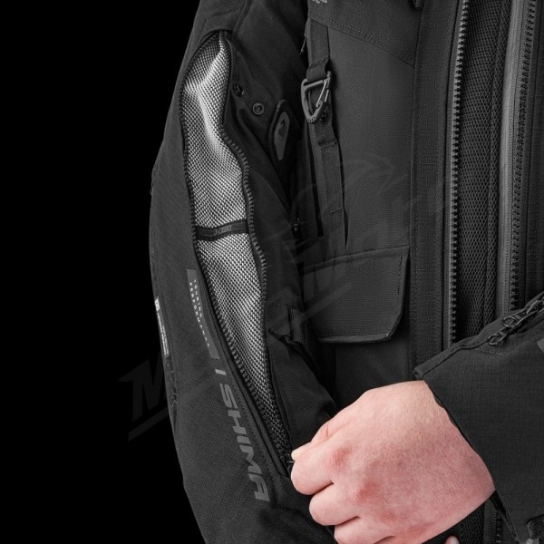 Shima TRACKER Men Textile Jacket Black