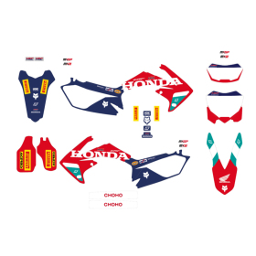 Blackbird REPLICA TEAM HRC 25 grafikos lipdukų kompl. Honda CRF 250-450R 09-13