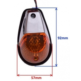 Universal turn signals glue-on 2pcs