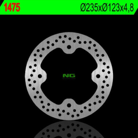 NG Front Fixed Brake Disc 235X123X4.8mm Kawasaki KLX / D-Tracker 125-150cc 09-16
