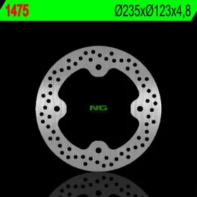 NG Front Fixed Brake Disc 235X123X4.8mm Kawasaki KLX / D-Tracker 125-150cc 09-16