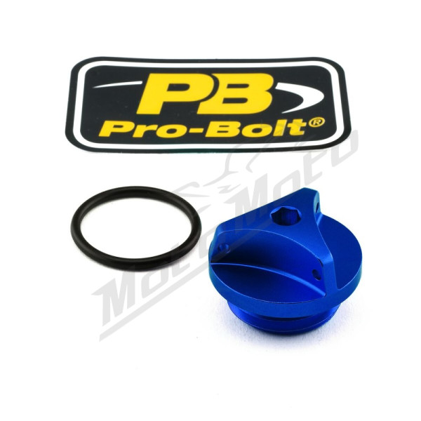 PRO BOLT Alyvos įpylimo dangtelis mėlynas YAMAHA BT / FJ / FJR / FZ / FZS 125-1300cc 86-25