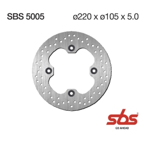 Sbs galinis stabdžių diskas 5005 Standartinis HONDA / TRIUMPH