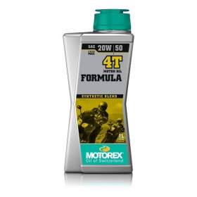 Alyva MOTOrex FORMULA 20W/50 HD Pusiau Sintetinė - 4T - 1L