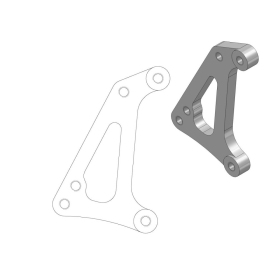 MOTO-MASTER SM Racing Front Brake Calipe Adaptor 320mm BMW / Gas Gas / Husaberg / Husqvarna / KTM / SWM 125-640 99-26 