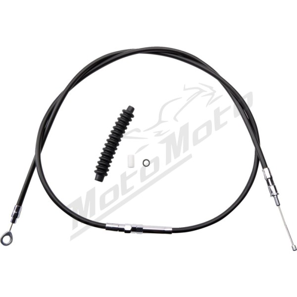 DRAG SPECIALTIES High-Efficiency Black Vinyl Clutch Cable Harley Davidson FLHR / FLHRCI / FLHRI / FLHRS 883-1690cc 86-13