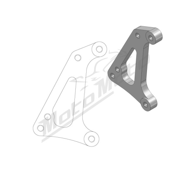 MOTO-MASTER SM Racing Front Brake Calipe Adaptor 320mm BMW / Gas Gas / Husaberg / Husqvarna / KTM / SWM 125-640 99-26 