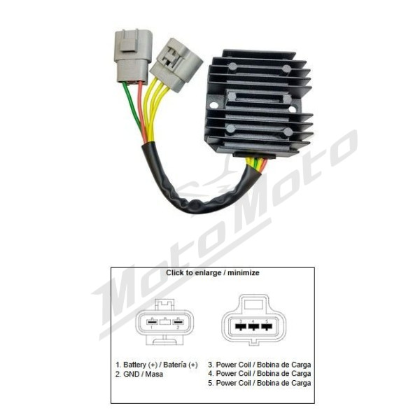 DZE Voltage regulator Benelli TNT / TRK / BN 250-251 2022