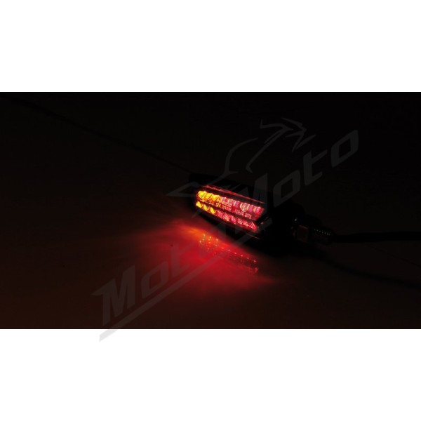 HIGHSIDER pro Arc LED Taillight/Indicator 3in1 Black/Smoke E-Approved (Pair)
