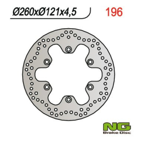 NG BRAKES Front Fixed Brake Disc 260mm Kawasaki / Suzuki 250-400cc 98-03