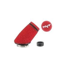 Sport air filter TNT smaller Red Ø28-35 30°