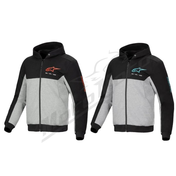 Alpinestars Hoodie Chrome v2 Gray/Black