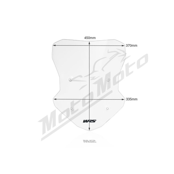 WRS BM057T TOURING Priekinis stiklas Skaidrus BMW F900XR ABS 20-24